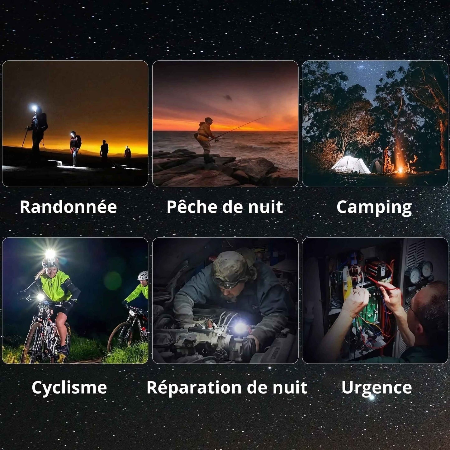 Lampe LED portable, décapsuleur et lumière de camping ✨